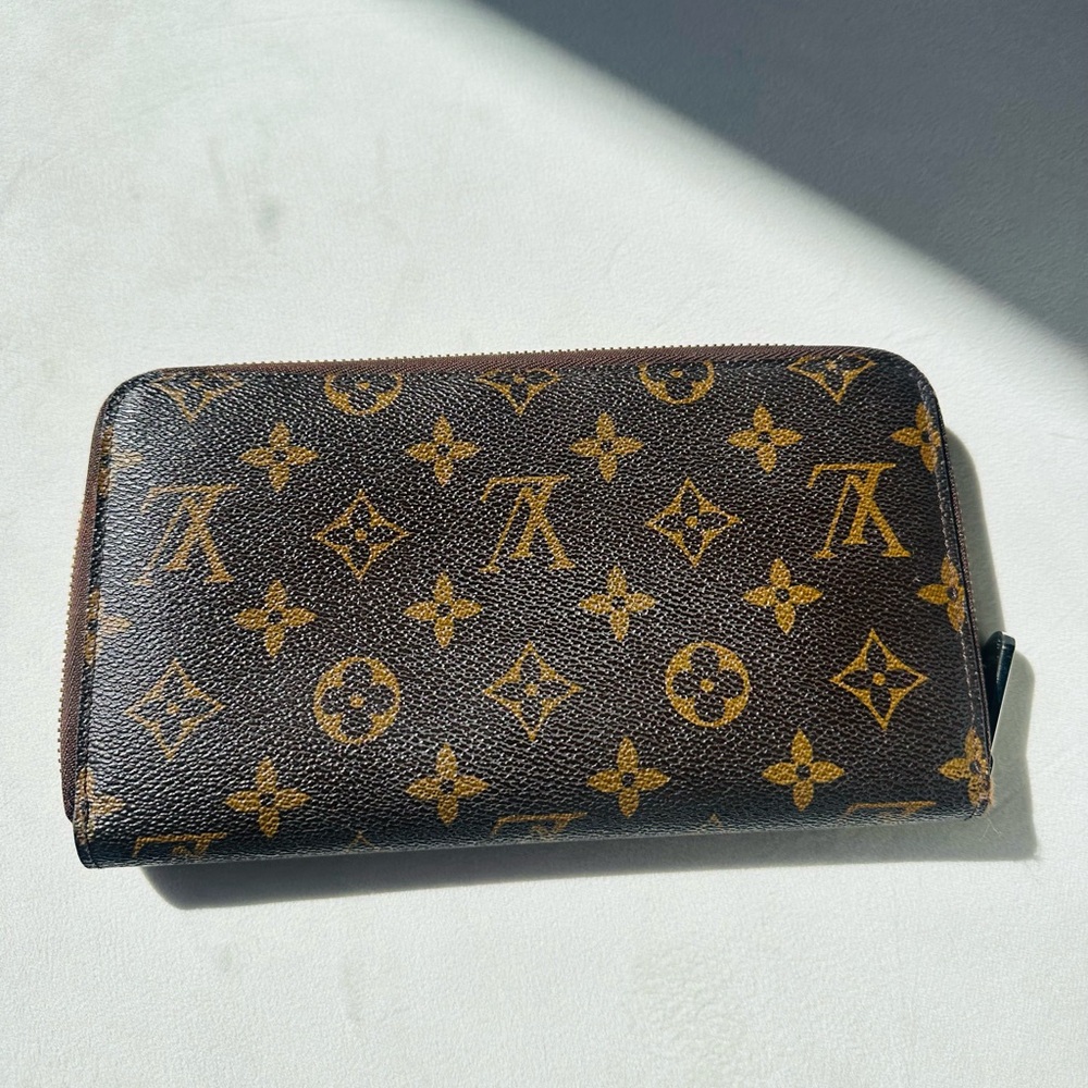 Louis Vuitton Monogram Zippy Organizer, Men,Women,Unisex Long Wallet